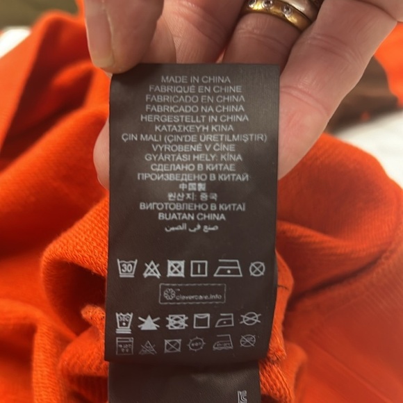 G-Star Raw Camo Sweater in Orange and Green Size M - Picture 12 of 14